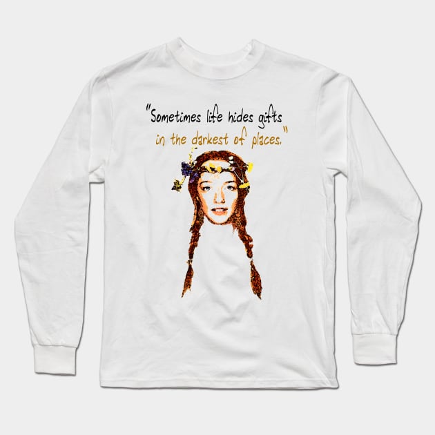 Anne With An E Quote Long Sleeve T-Shirt by PoetandChef